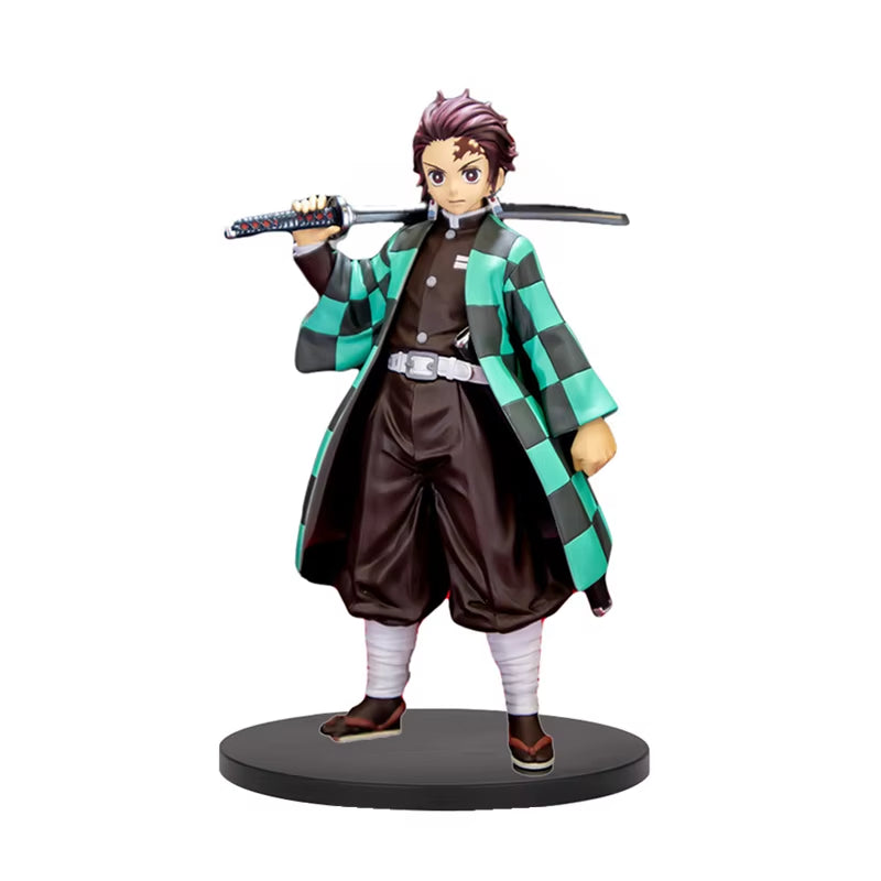 Anime Demon Slayer Figure Kamado Tanjirou Nezuko Action Figures Model Toys Zenitsu Figurine Inosuke Kimetsu No Yaiba Figura