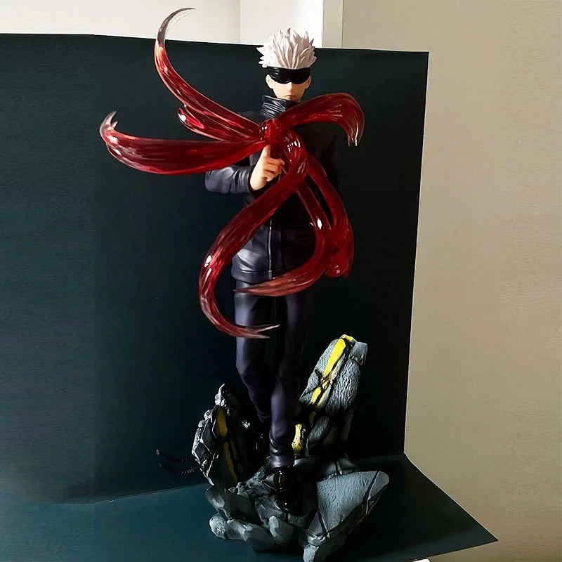 30Cm Jujutsu Kaisen Action Dolls Satoru Gojo Figure Hot Peripheral Statue Kaisen Gojo Figure Anime PVC Collection Kids Toys Gift